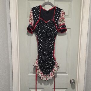 NOT FOR SALE Halloween Costume Pin Up Girl Polka Dot